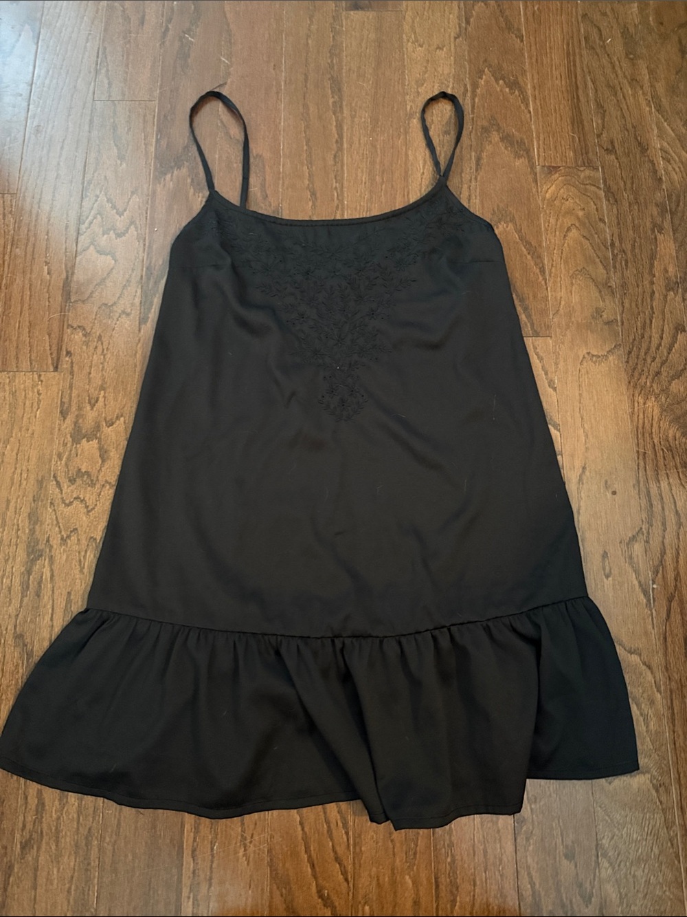 Urban Outfitters Black Spaghetti Strap Mini Dress